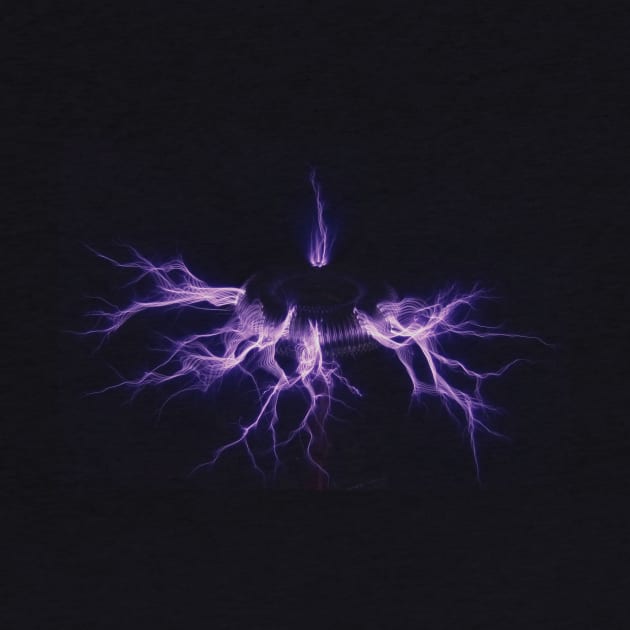 Tesla Coil Lightning by kipstewart